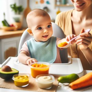 introducing baby to solid foods for the first time