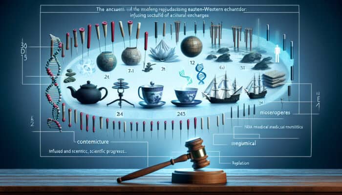 Utilizing Acupuncture to Boost Productivity: Timeline of acupuncture's evolution in Britain, from 17th-century to modern regulated practice blending ancient and scientific methods.