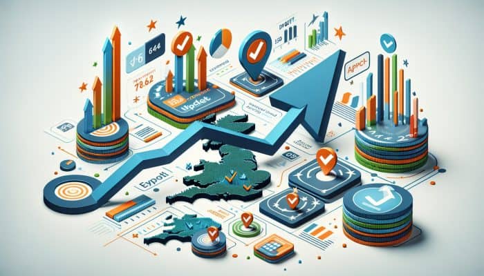 Debt Consolidation and Financial Risk Factors: UK Guide | DCL Infographic showing debt consolidation's effect on UK credit scores with graphs, map, and improvement symbols.